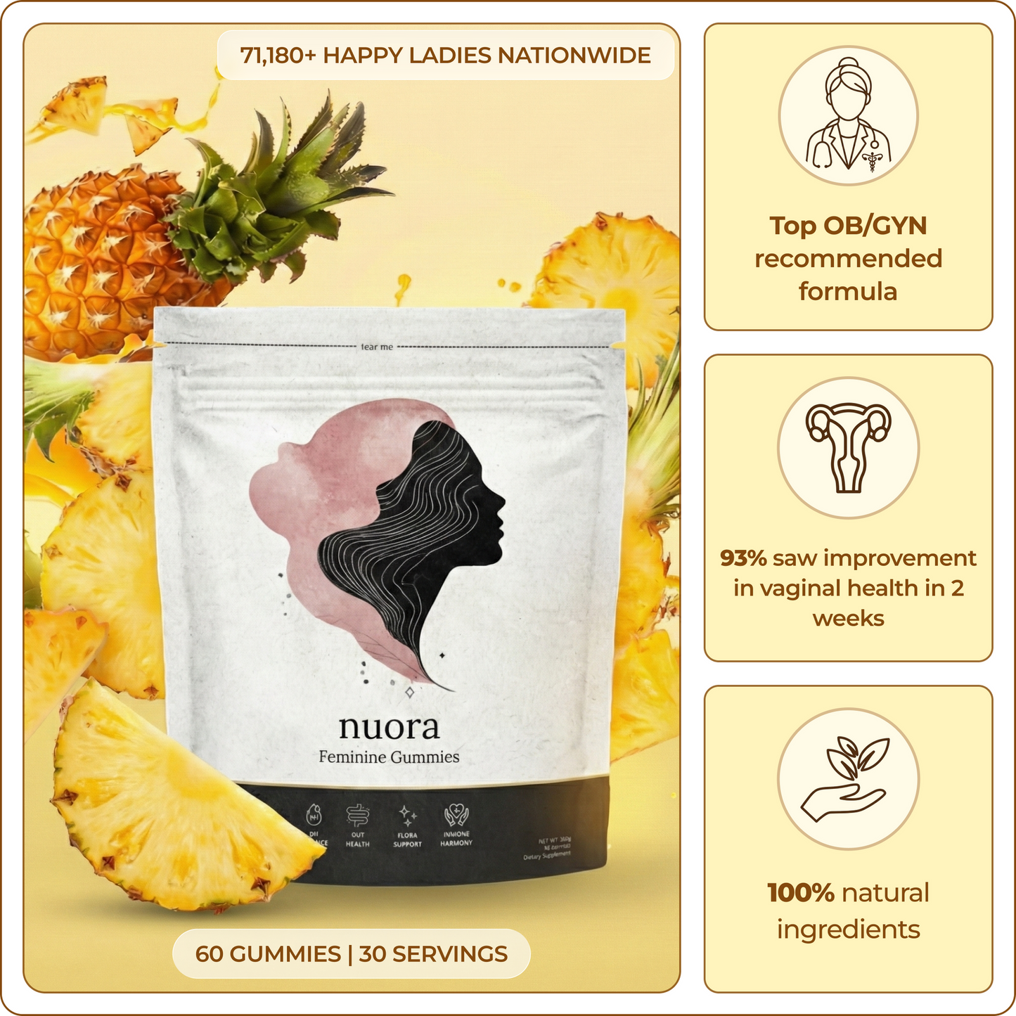 Nuora Vaginal Probiotic - 100% Real